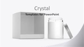  Presentation with candle - PPT layouts having kraft-box-with-candle-mockup background and a white colored foreground