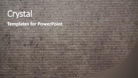  Presentation with corrugated cardboard - Beautiful PPT theme featuring kraft paper - brown corrugated cardboard useful backdrop and a gray colored foreground