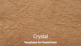  Presentation with textured natural bamboo fence - Presentation enhanced with kraft paper - textured recycled cardboard with natural background and a coral colored foreground