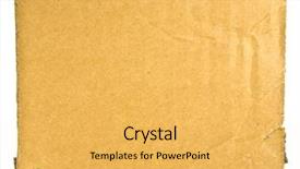  Presentation with ready - Audience pleasing PPT theme consisting of kraft paper - torn cardboard isolated on white backdrop and a yellow colored foreground