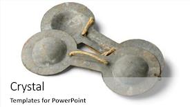  Presentation with traditional music - Slide set enhanced with krakebs used in gnawa music background and a white colored foreground