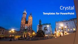  Presentation with church medieval - 