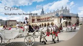  Presentation with august - Slide deck having krakow-poland-august-27-2017 background and a light blue colored foreground