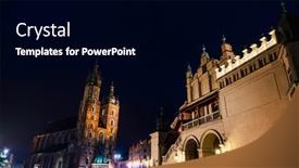 Presentation with heritage - Cool new PPT theme with krakow-poland-august-27-2017 backdrop and a black colored foreground