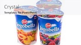  Presentation with dairy - Presentation design featuring krakow-poland-feb-7-2014 background and a  colored foreground