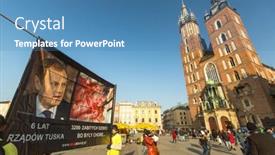  Presentation with abortion - Cool new presentation with krakow-poland-feb-7-2015 backdrop and a teal colored foreground