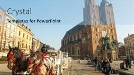  Presentation with church medieval - 