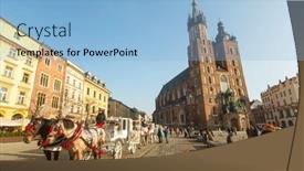  Presentation with church medieval - 