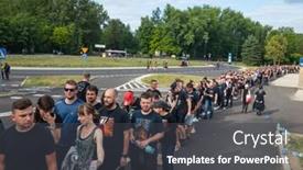  Presentation with waiting line - 