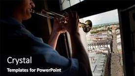  Presentation with hymn - Beautiful PPT theme featuring medicament in a glass vial backdrop and a sky blue colored foreground