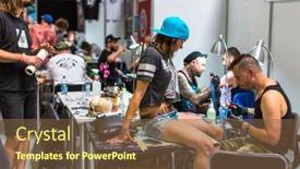  Presentation with congress - PPT layouts having krakow-poland-june-6-2015 background and a tawny brown colored foreground