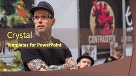  Presentation with congress - Cool new slide set with krakow-poland-june-6-2015 backdrop and a violet colored foreground