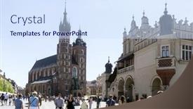  Presentation with church medieval - 