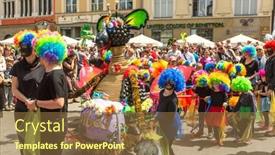  Presentation with dragons - Beautiful slides featuring krakow-poland-may-31-2015 backdrop and a tawny brown colored foreground