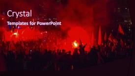  Presentation with nato - PPT theme having krakow-poland-nov-11-2015 background and a wine colored foreground