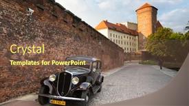  Presentation with president - Theme enhanced with krakow-poland-sep-21 background and a tawny brown colored foreground