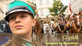  Presentation with feast - PPT layouts consisting of krakow-poland-sep-22-unidentified background and a tawny brown colored foreground