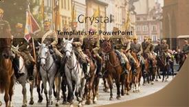  Presentation with feast - Cool new slide set with krakow-poland-sep-22-unidentified backdrop and a coral colored foreground