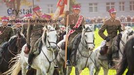  Presentation with battle - Audience pleasing PPT layouts consisting of krakow-poland-sep-22-unidentified backdrop and a coral colored foreground