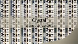  Presentation with switchboard - Audience pleasing theme consisting of kronos - empty telephone switchboard panel backdrop and a light gray colored foreground