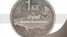  Presentation with hyperloop one - Audience pleasing PPT layouts consisting of kronos - icelandic one krona coin isolated backdrop and a gray colored foreground