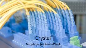  Presentation with server room - PPT layouts enhanced with kronos - internet network server room background and a light blue colored foreground