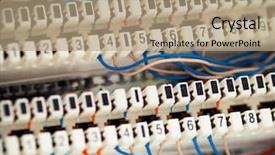  Presentation with switchboard - Cool new presentation theme with man s hand putting drops of pharmacy in a glass of transparent water on white background backdrop and a light gray colored foreground