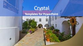  Presentation with mughal art and architecture - Colorful presentation enhanced with krusedol monastery in fruska gora backdrop and a cobalt blue colored foreground