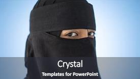  Presentation with black girl - Audience pleasing PPT layouts consisting of ksa - beautiful girl with a scarf backdrop and a dark gray colored foreground