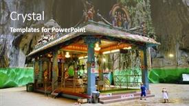  Presentation with caves - Audience pleasing PPT theme consisting of kuala-lumpur-10-january-2017 backdrop and a tawny brown colored foreground