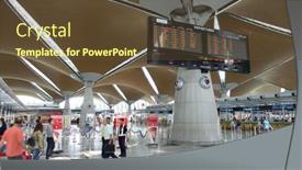  Presentation with south asia - PPT theme enhanced with kuala-lumpur-april-23-airport background and a tawny brown colored foreground