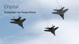  Presentation with fighter jets - Slide deck having kuala-lumpur-april-4-royal background and a light blue colored foreground