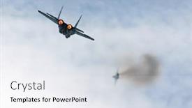  Presentation with fighter jets - Audience pleasing PPT theme consisting of kuala-lumpur-april-4-royal backdrop and a sky blue colored foreground