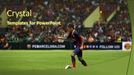  Presentation with neymar - Colorful presentation theme enhanced with kuala-lumpur-august-10-fc backdrop and a tawny brown colored foreground