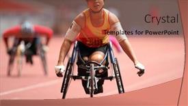  Presentation with track field - Amazing PPT theme having kuala-lumpur-august-15-vietnam backdrop and a  colored foreground