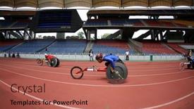  Presentation with track field - PPT layouts having kuala-lumpur-august-16-asean background and a  colored foreground