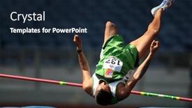  Presentation with high jump - Colorful slides enhanced with kuala-lumpur-august-16-myanmar backdrop and a wine colored foreground