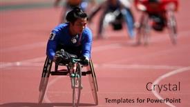  Presentation with track field - Audience pleasing PPT theme consisting of kuala-lumpur-august-16-thailand backdrop and a  colored foreground