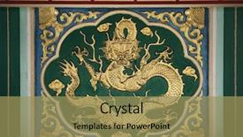  Presentation with feng shui - Slide deck consisting of kuala lumpur backgrounds - feng shui drogon background and a yellow colored foreground