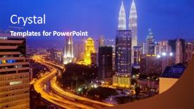  Presentation with twin towers - Audience pleasing slide deck consisting of cup of black tea on gray background note soft focus at 100 best at smaller sizes backdrop and a gray colored foreground