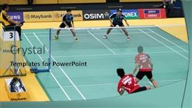  Presentation with badminton - 