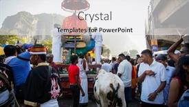  Presentation with hindu festival - Slide deck featuring kuala-lumpur-january-27-hindu background and a white colored foreground