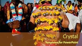  Presentation with devotion - Colorful PPT theme enhanced with kuala-lumpur-january-27 backdrop and a tawny brown colored foreground