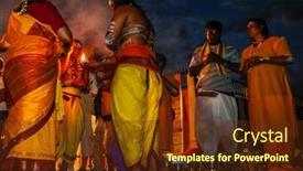  Presentation with hindu festival - Amazing PPT theme having kuala-lumpur-january-27 backdrop and a tawny brown colored foreground