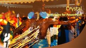  Presentation with devotion - Colorful slide set enhanced with kuala-lumpur-january-27 backdrop and a tawny brown colored foreground