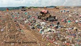  Presentation with plastic pollution - Cool new PPT theme with kuala-lumpur-malaysia-9-june backdrop and a coral colored foreground