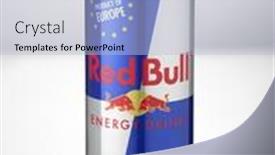  Presentation with energy drink - Cool new slide deck with kuala-lumpur-malaysia-9th-april backdrop and a light blue colored foreground