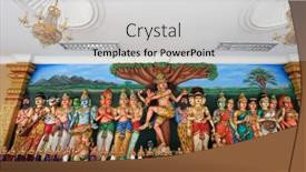  Presentation with shiva - Presentation design enhanced with kuala-lumpur-malaysia-august-11 background and a light gray colored foreground