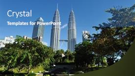 Presentation with malaysia buildings kuala lumpur - 