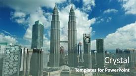  Presentation with malaysia buildings kuala lumpur - Audience pleasing slides consisting of kuala-lumpur-malaysia-august-24 backdrop and a gray colored foreground